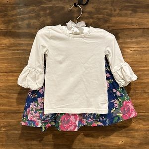 Matilda Jane top/Gap Floral skirt